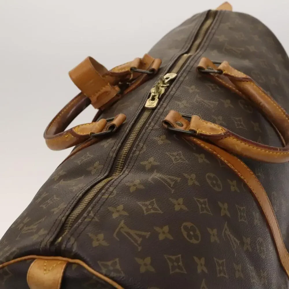 LOUIS VUITTON Monogram Keepall 55 Boston Bag M41424